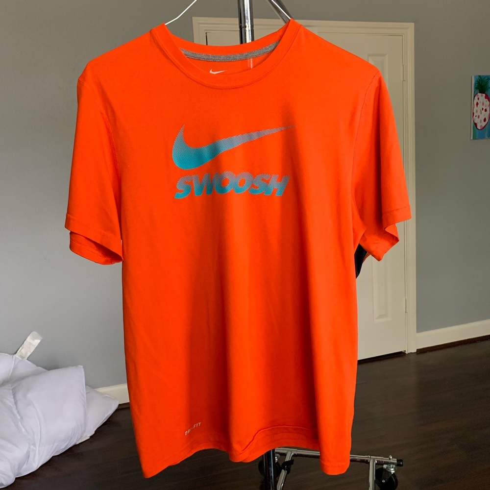 Orange Nike Dri-Fit Shirt